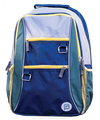 Sydney Paige 16" backpack color block blue green Valencia