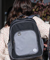 Sydney Paige 17" backpack black gray Cavallero