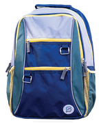 Sydney Paige 16" backpack color block blue green Valencia
